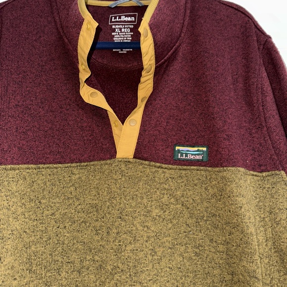Men’s L.L.Bean Sweater fleece pullover size xl - Picture 5 of 6